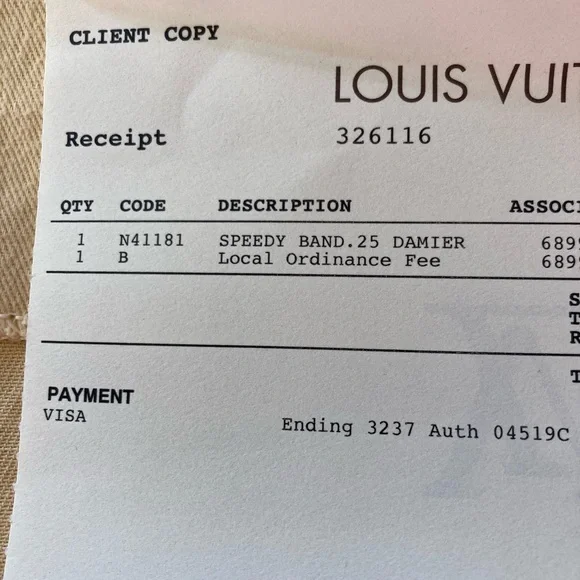 Louis Vuitton Damier Ebene Speedy Bandouliere 25 - Picture 13 of 15